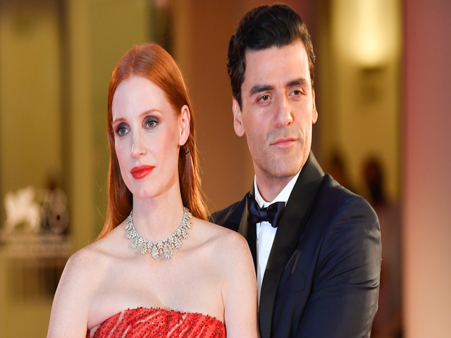 Jessica Chastain Responds to Steamy Viral Red Carpet Moment With Oscar Isaac