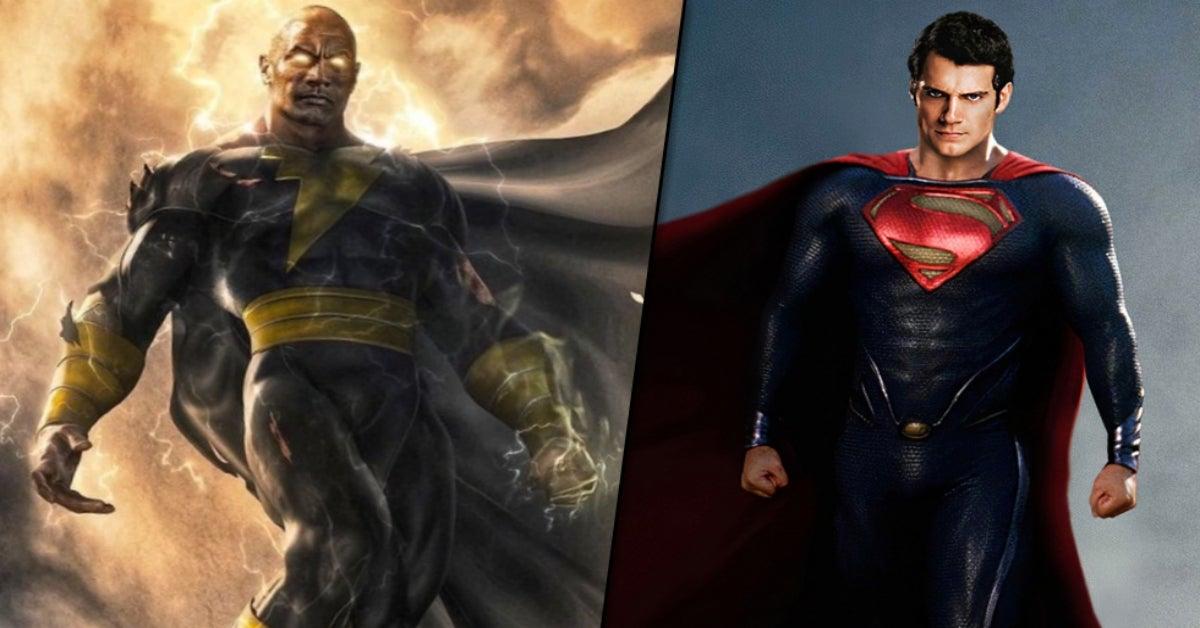 Dwayne Johnson's Black Adam Producer Addresses Henry Cavill's Superman  Fight Rumors