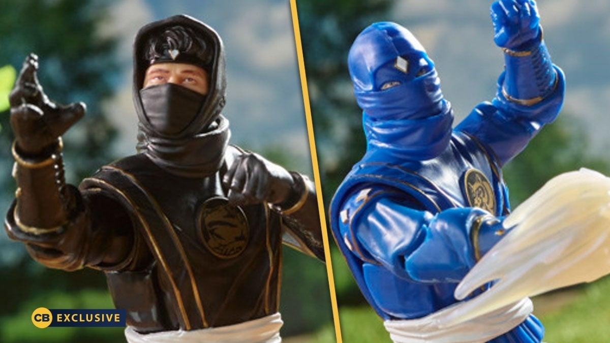 Power Rangers Reveals Mighty Morphin Ninja Black And Blue Ranger Lightning Collection Figures Exclusive