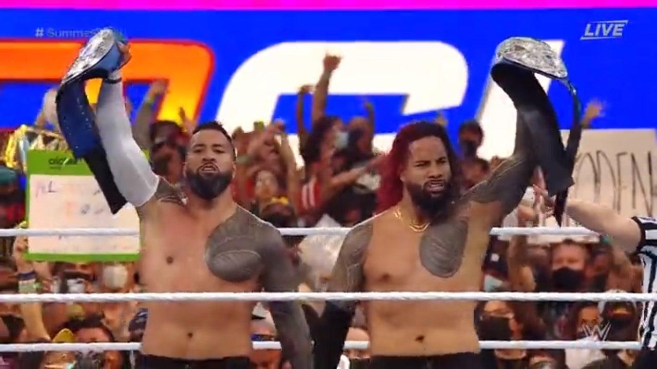 WWE Summerslam: Usos Retain Smackdown Tag Team Championships