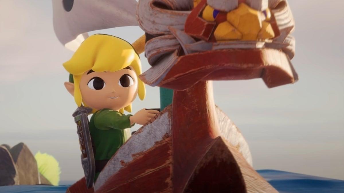 A fan designs a great Nintendo Switch OLED Model themed from Zelda: the Wind Waker - iGamesNews - iGamesNews