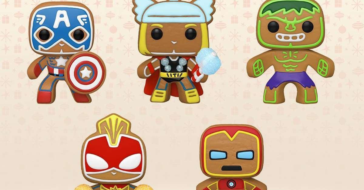 marvel gingerbread funko