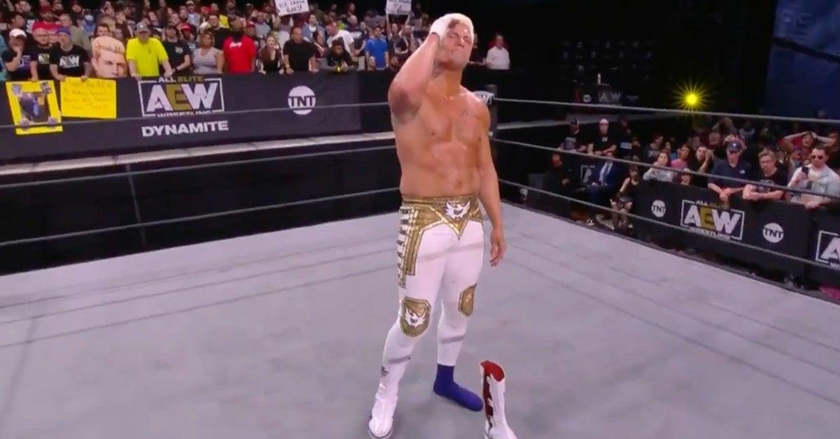 Watch Cody Rhodes Bids Farewell to AEW Fans After AEW Dynamite