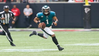 Philadelphia Eagles wide receiver Cris Carter catches a touchdown