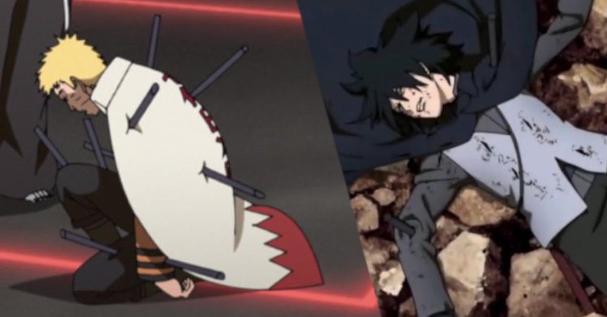 Naruto's and Sasuke's Death scene in the anime Boruto 