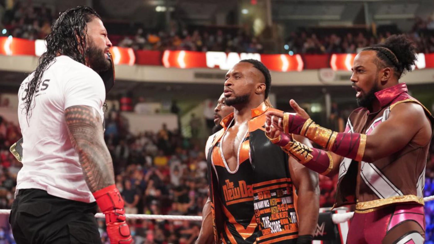Wwe Raw Results Recap Grades Big E Roman Reigns And Bobby Lashley Clash In Triple Threat Main Event Cbssports Com