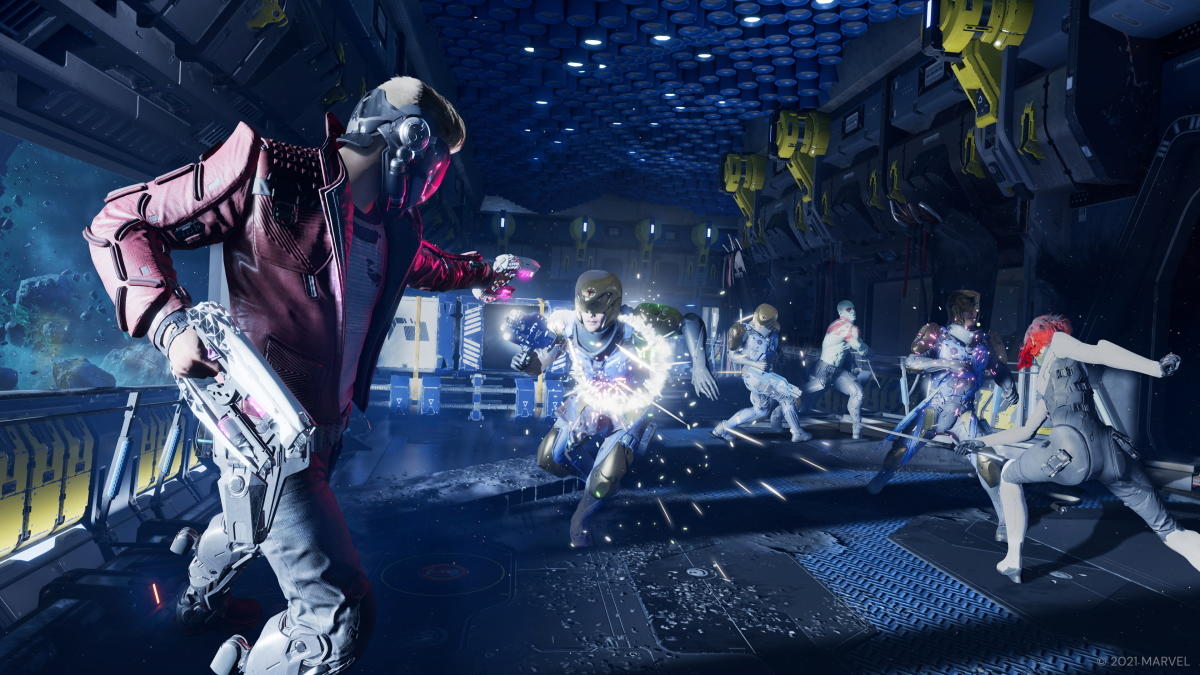 Marvel's Guardians of the Galaxy on X: The fate of the galaxy is up to a band of misfits. What could go wrong? 🤘 Watch the Launch Trailer for #GOTGgame, out Oct