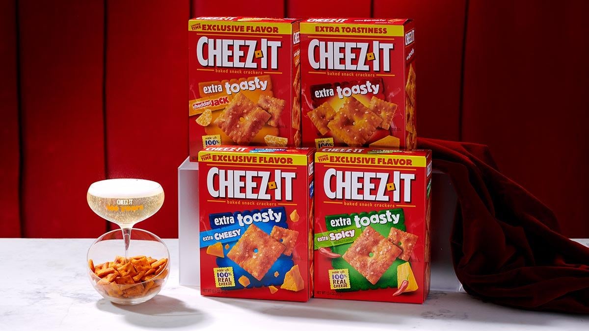 CheezIt Launches Pack Featuring New "Extra Toasty" Flavors