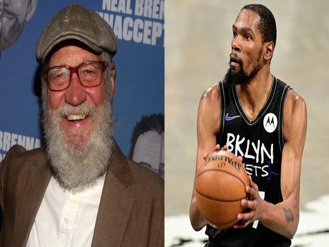 David Letterman Crashes Nets' Media Day and Grills Kevin Durant With Silly Questions