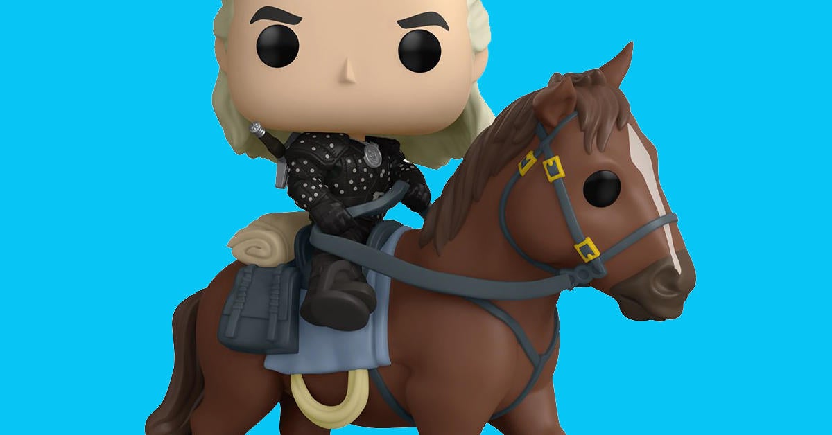 geralt and roach funko
