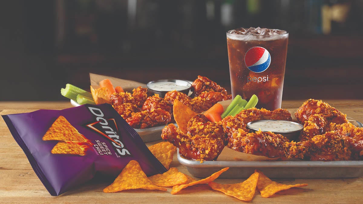 Buffalo Wild Wings Announces Doritos-Flavored Wings thumbnail