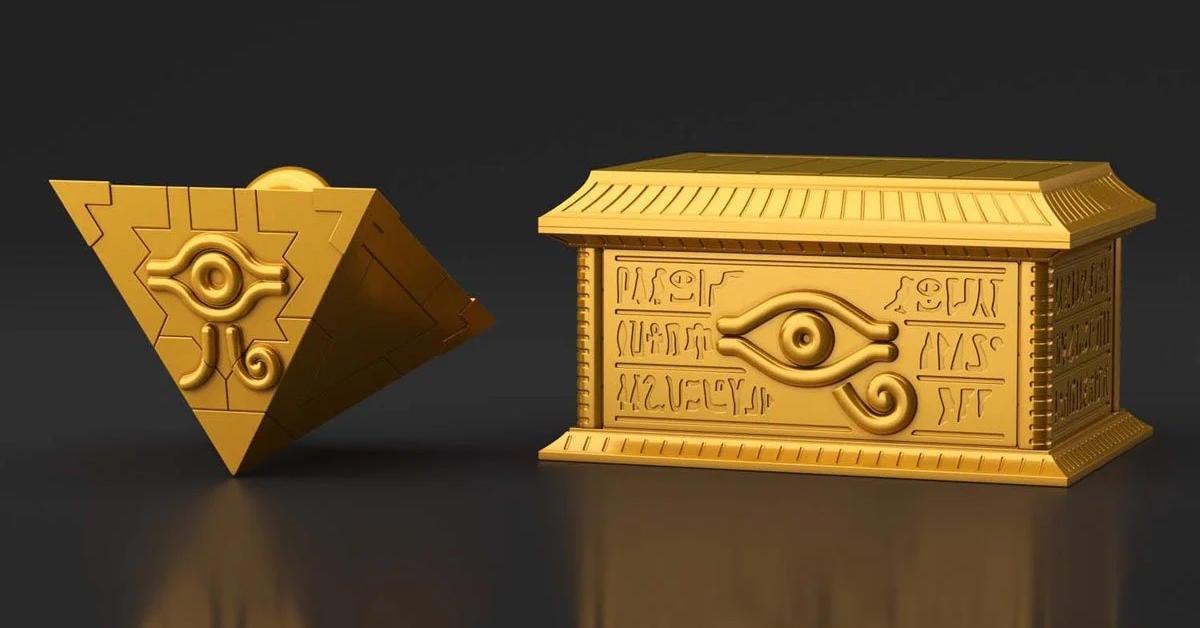 Yu-Gi-Oh Gold Sarcophagus For the Ultimagear Millennium Puzzle Kit Is On  Sale