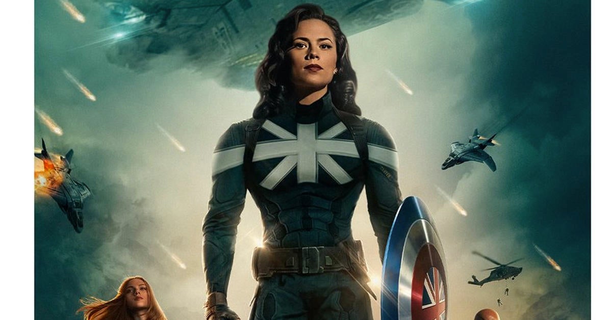 What If? Fan Art Imagines Live-Action Captain Carter: The Winter Soldier  Movie Poster