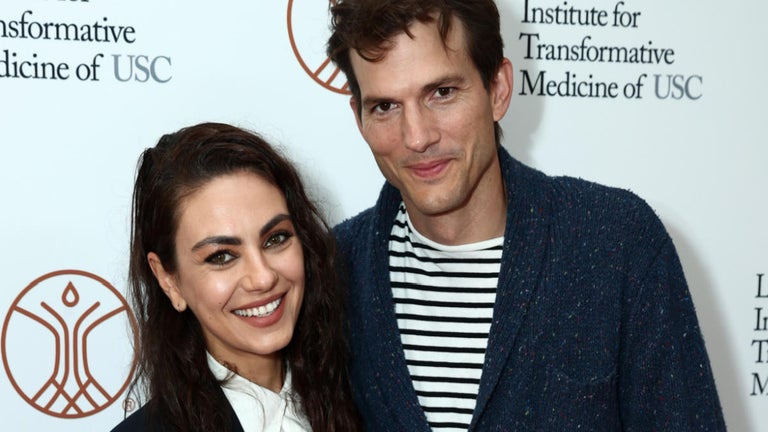 Ashton Kutcher's Video Supporting Mila Kunis Gets Interrupted in the Most Hilarious Way