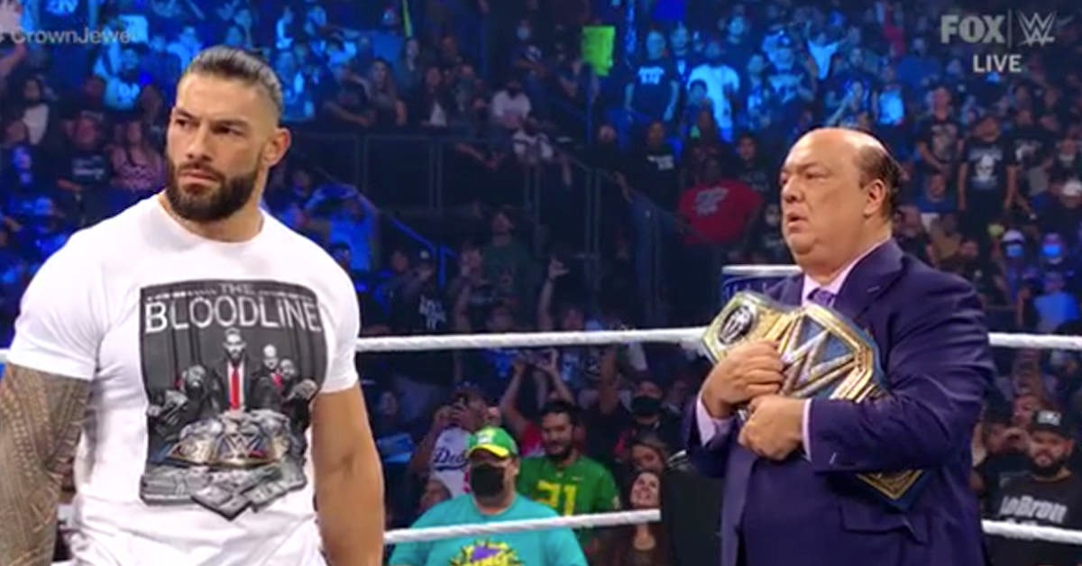 WWE's Brock Lesnar Splits Roman Reigns' Bloodline Family on SmackDown - ComicBook.com