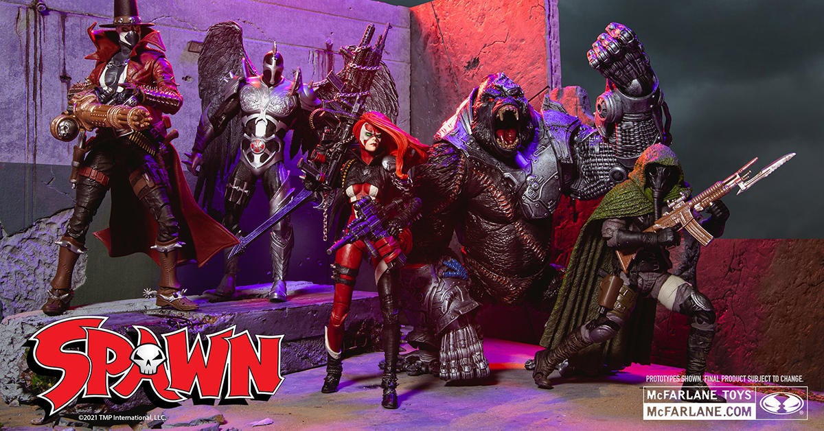 Spawn Wave 2 McFarlane Toys Figures Add She-Spawn and Cy-Gor