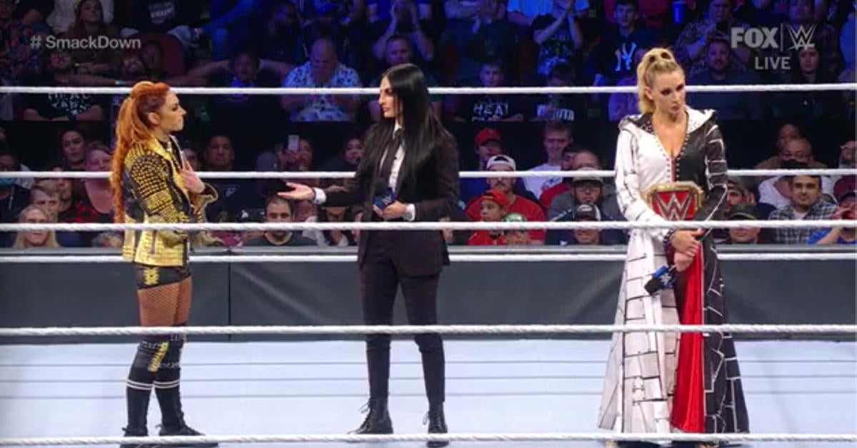 Wwe Smackdown Women S Title Exchange Ends With Charlotte Flair And Sasha Banks Battle