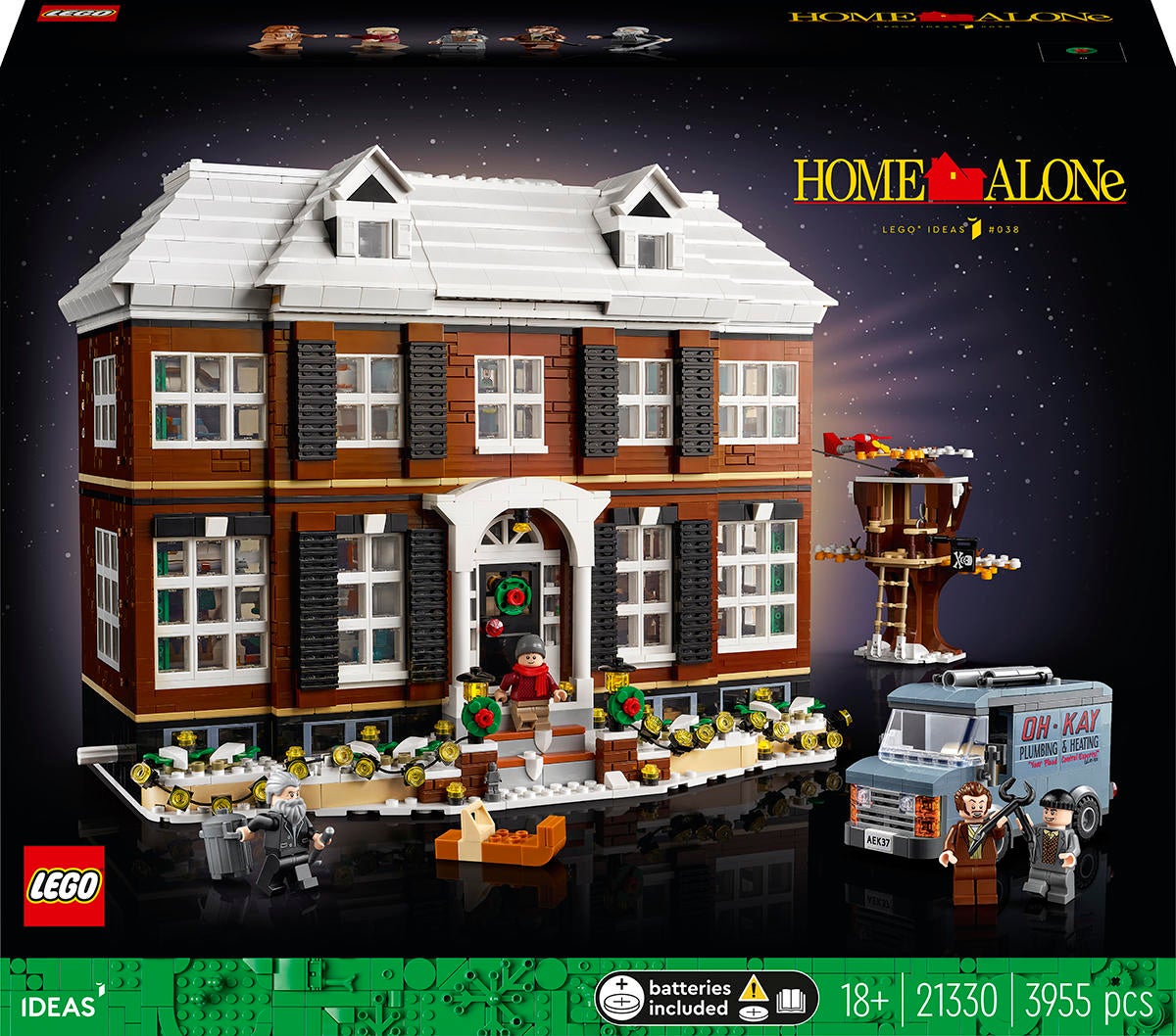 The Huge LEGO Ideas Home Alone House Set Is Back In Stock