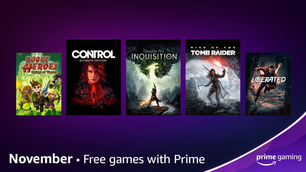 Prime Gaming free games for December 2021