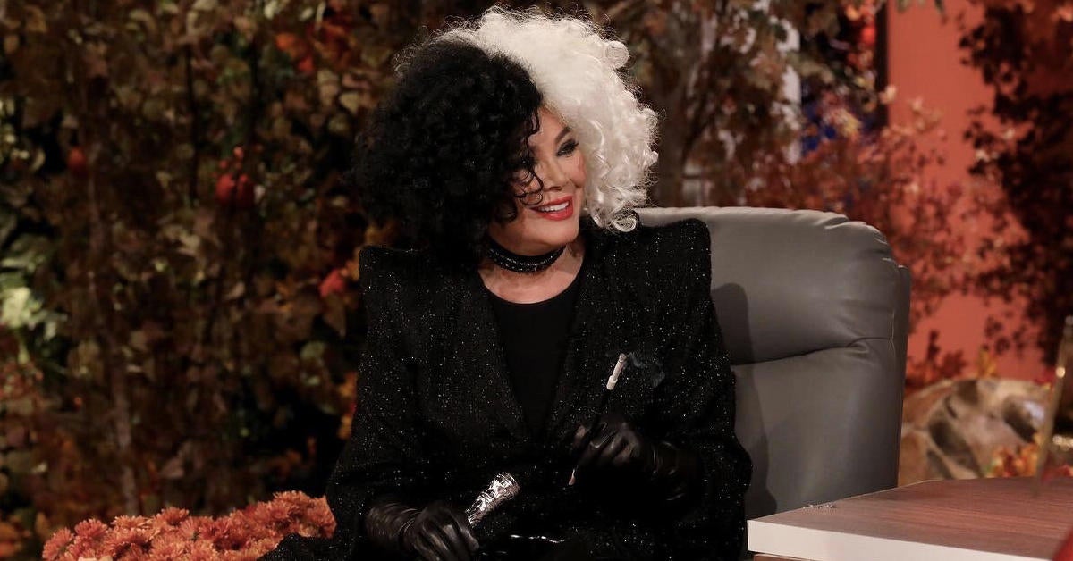 Kris Jenner Shows Off Impressive Cruella de Vil Costume on Ellen - ComicBook.com