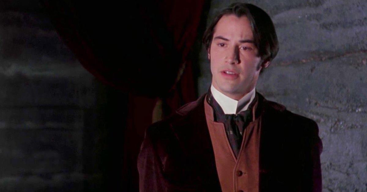 12. Jonathan Harker in Bram Stroker's Dracula Keanu Reeves is a solicitor who has taken Dracula as a client. So he can't be associated with normal people as a lawyer, huh?