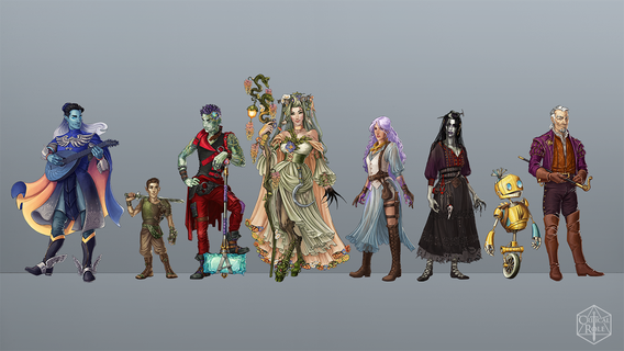 critical-role-campaign-3-character-lineup-artist-credit-hannah-friederichs