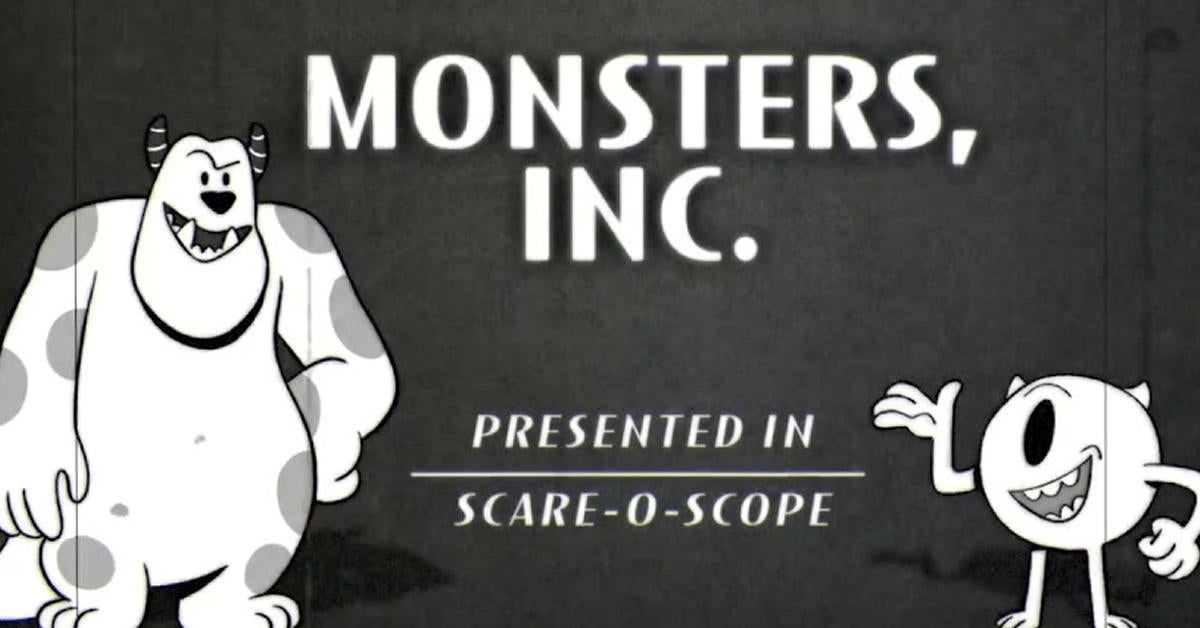 Pixar Unveils New Monsters Inc Old-Time Short