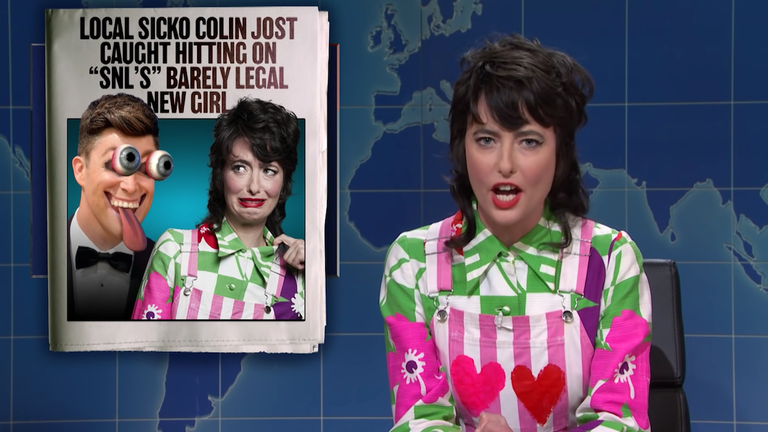 'SNL: Colin Jost Put in Hot Seat by Co-Star on 'Weekend Update'