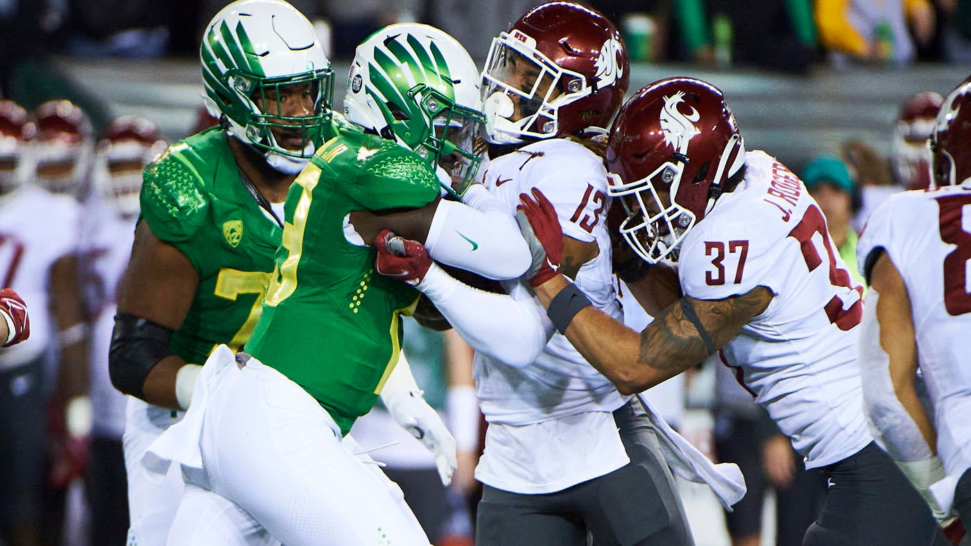 College football scores, rankings, highlights: Oregon, Oklahoma survive  unexpected scares