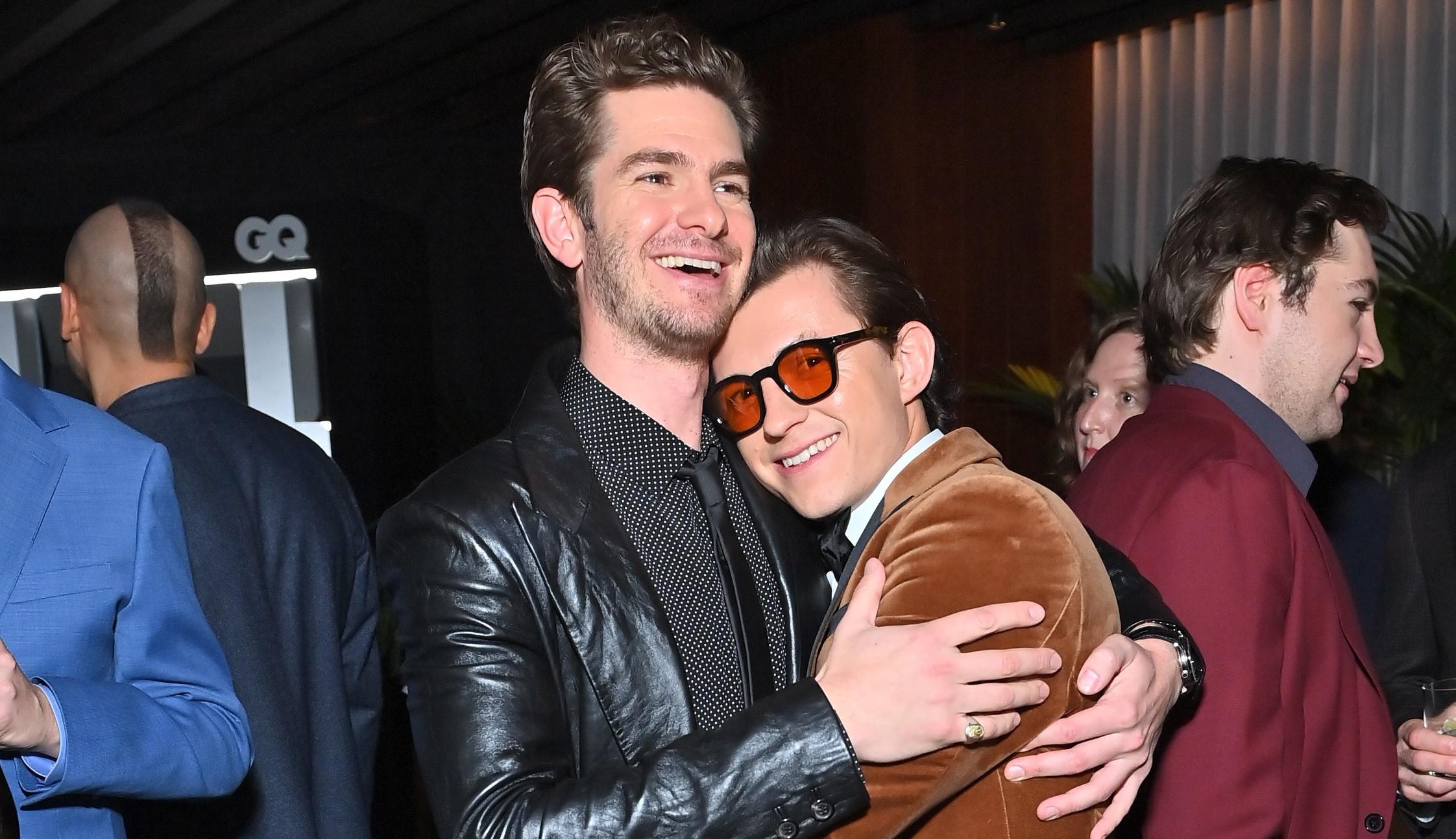 Tom Holland and Andrew Garfield