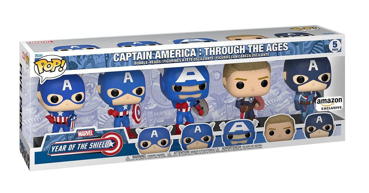 Captain america funko pop Clearance