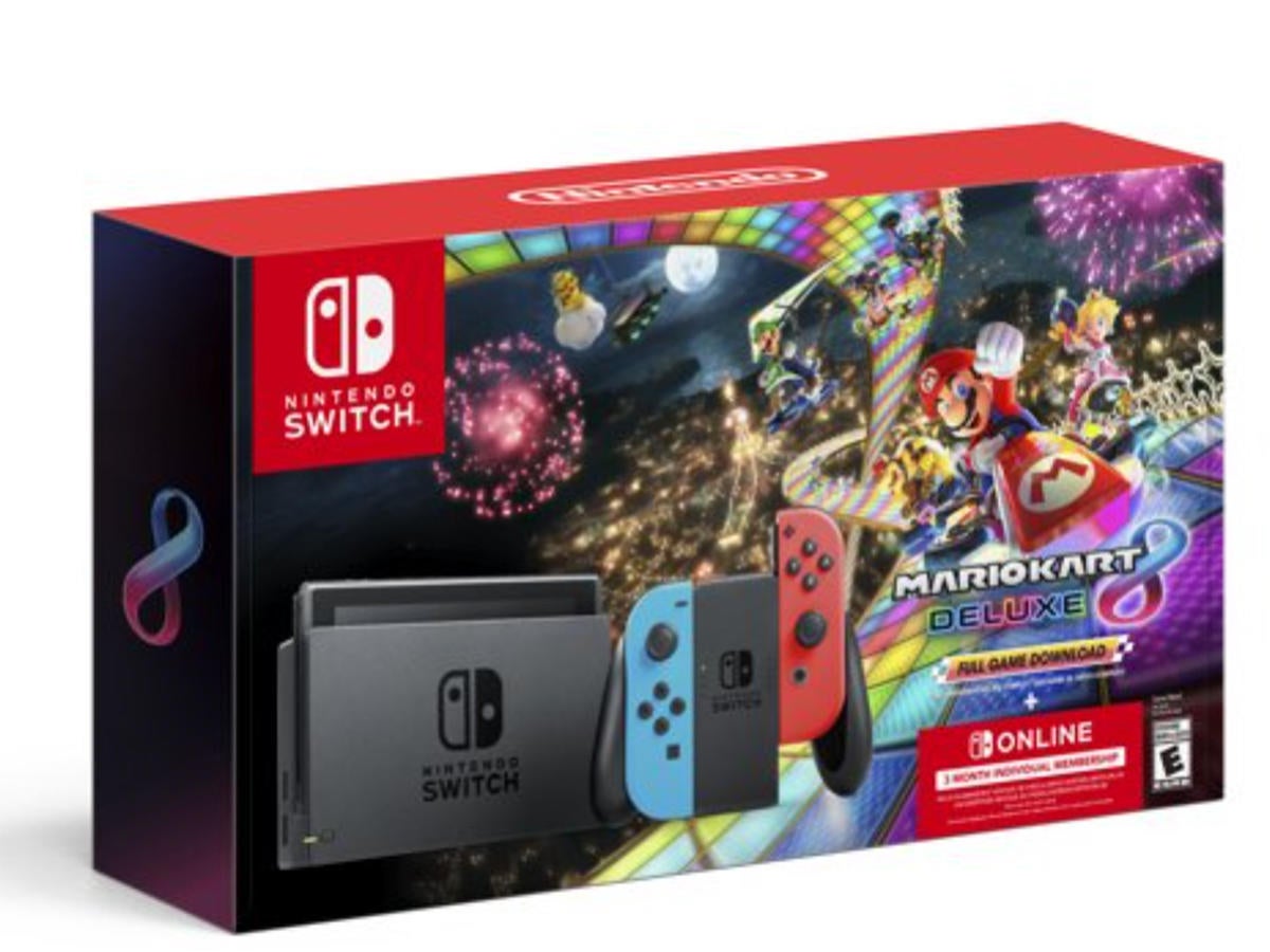 Nintendo Switch with Mario Kart 8 Deluxe Nintendo Switch with Mario Kart 8 Deluxe