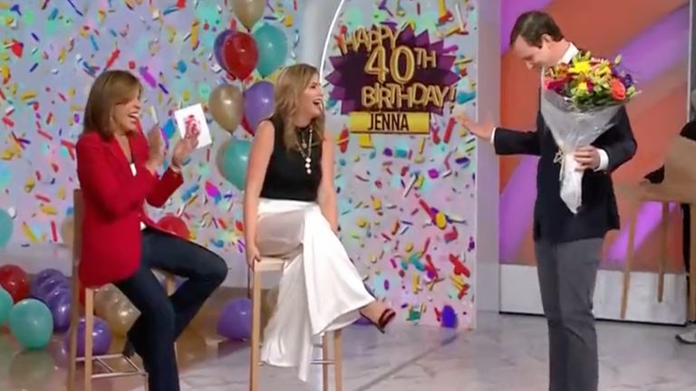 Jenna Bush Hager Tears up After Husband Surprises Her Live on 'Today' Show for Her 40th Birthday