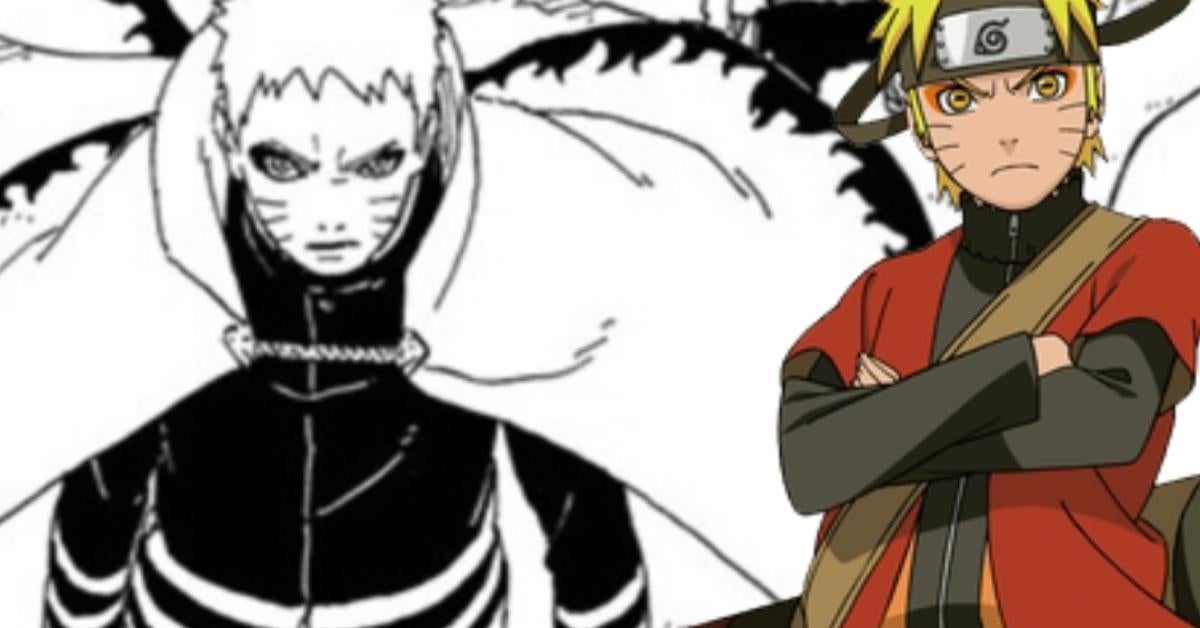 Naruto uzumaki kurama mode sage mode