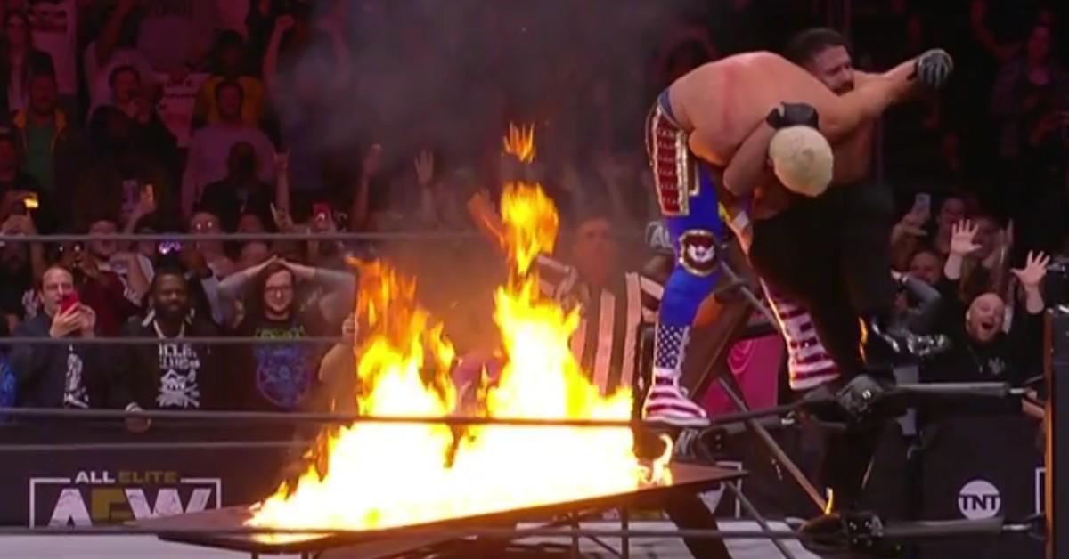 aew-cody-rhodes-flaming-table