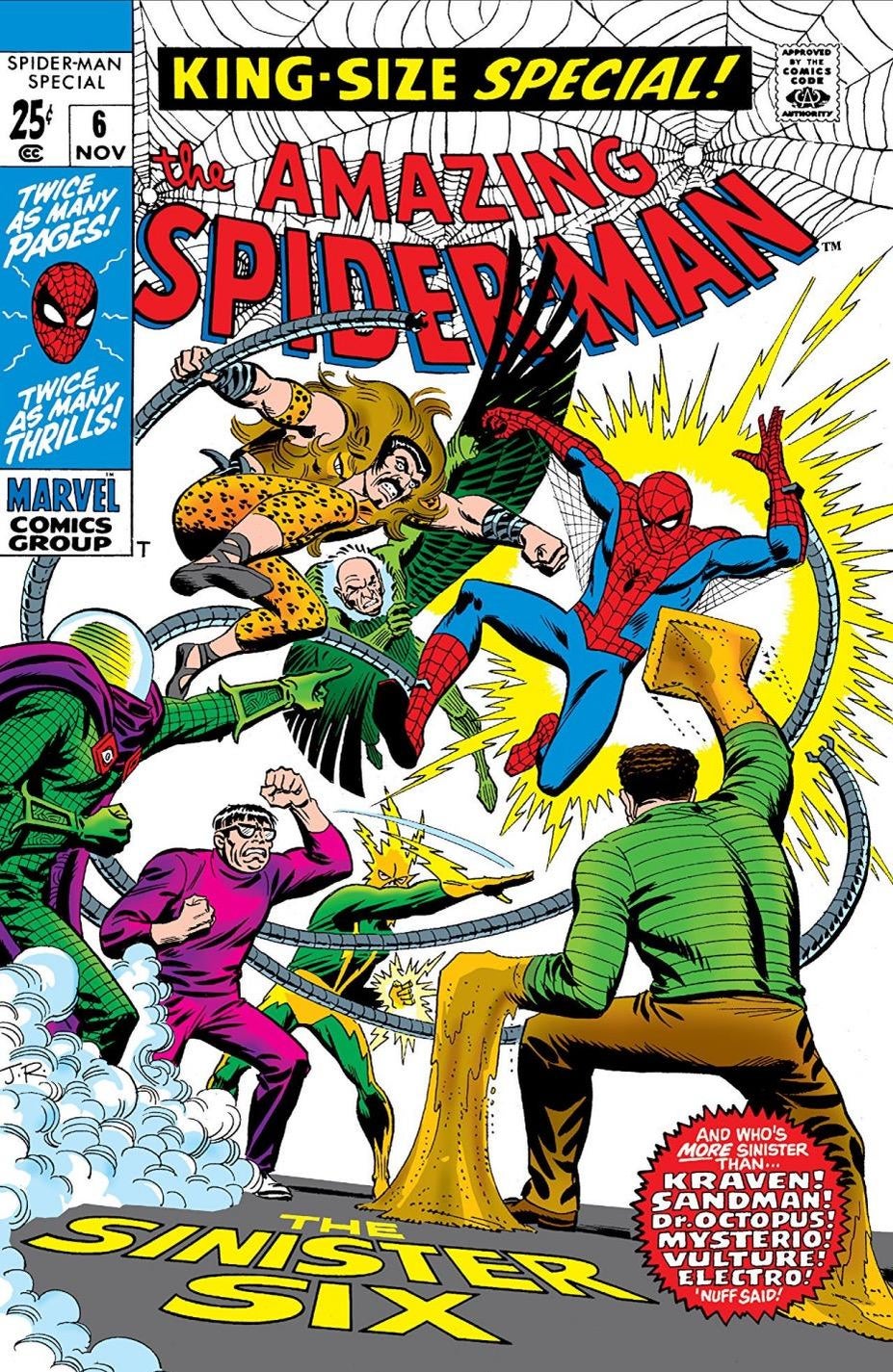 Back Issues: Spider-Man's Deadliest Foes Form the Sinister Six