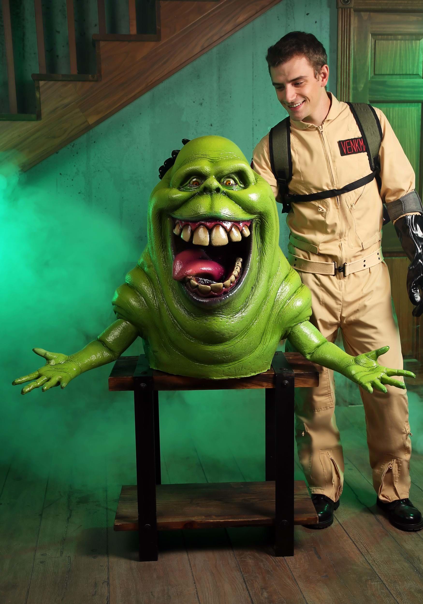 Ghostbusters Superfans Can Now Order a Life-Size Slimer Prop Replica