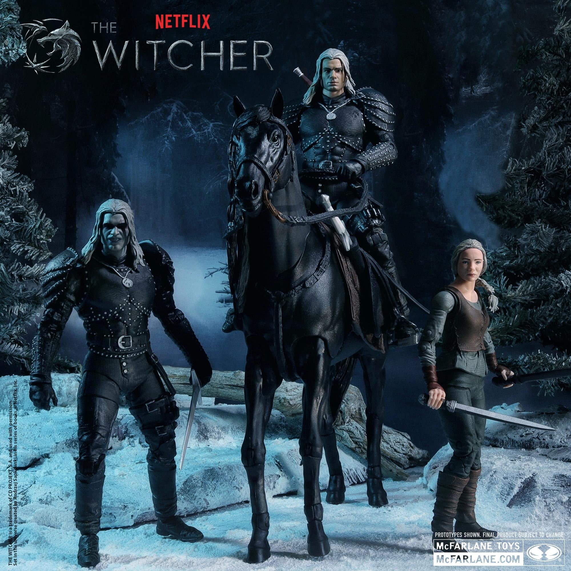  McFarlane Toys Netflix The Witcher Geralt of Rivia (Season 2)  7 Action Figure with Accessories : Toys & Games