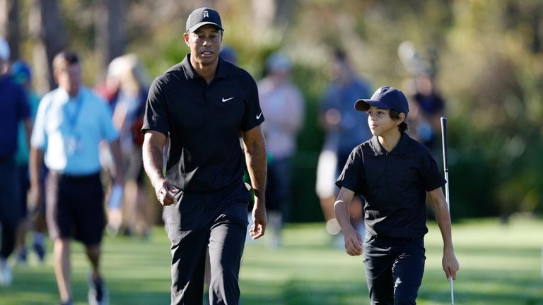 Tiger Woods Reacts to 'Awesome' Return to Golf With Son Charlie
