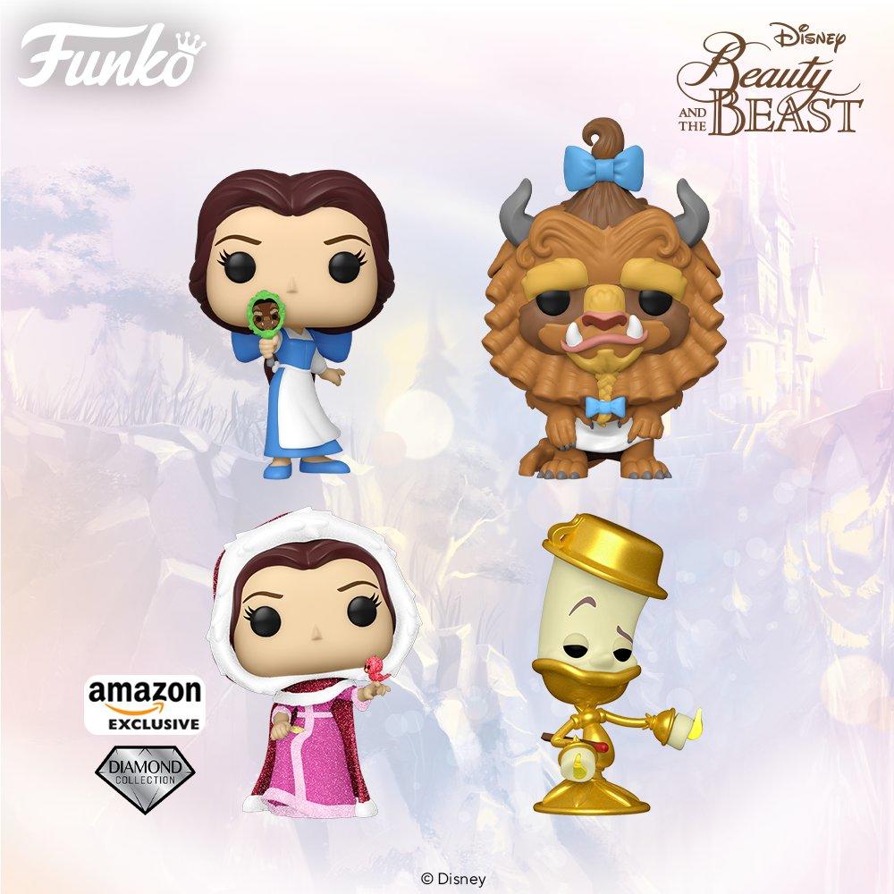 beauty and the beast 30th anniversary funko pop