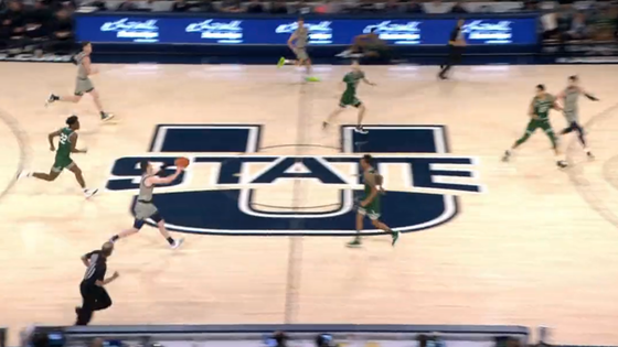 Utah State Basketball Max Shulga