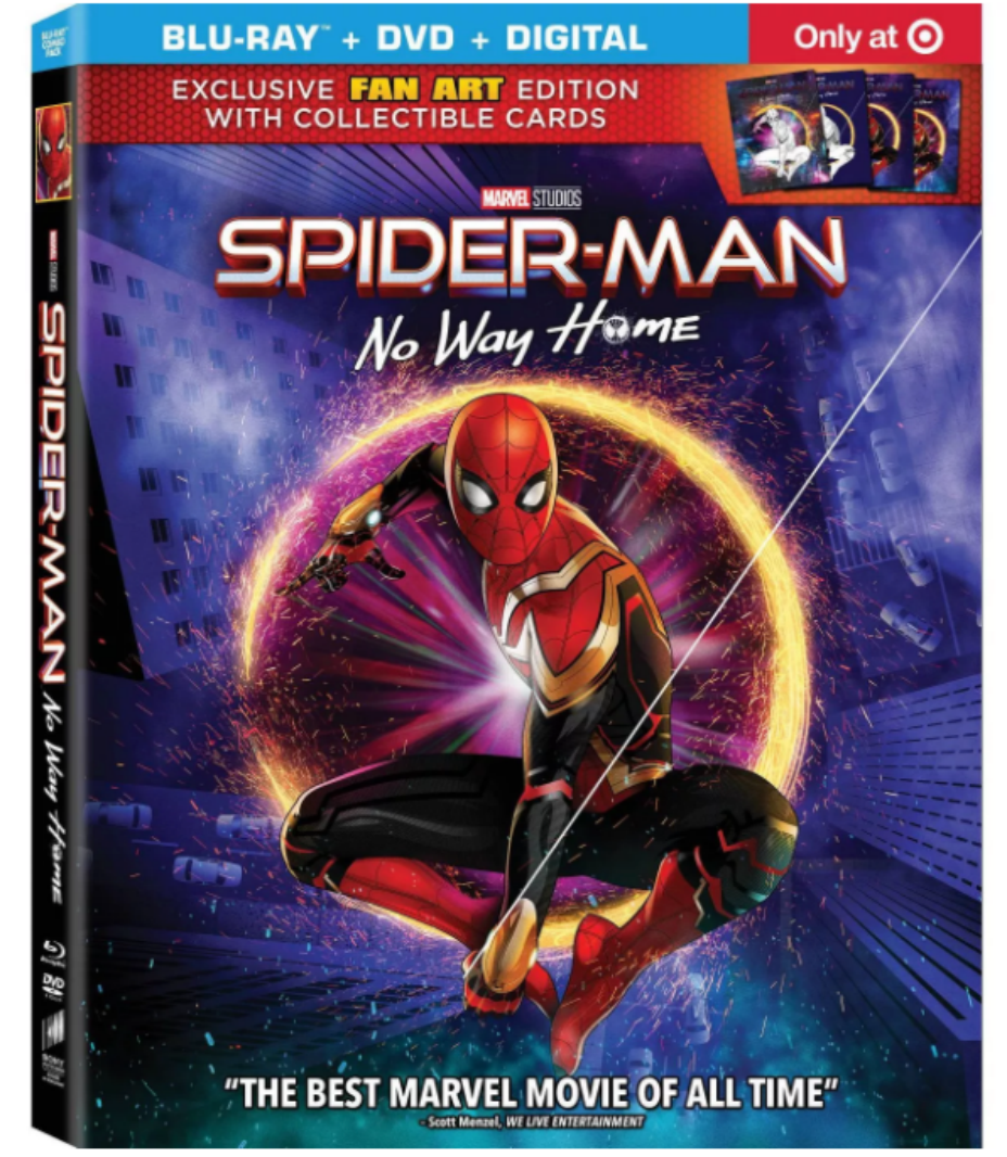 Spider-Man No Way Home Swings Onto 4K UHD and Blu-Ray With Exclusive Artwork