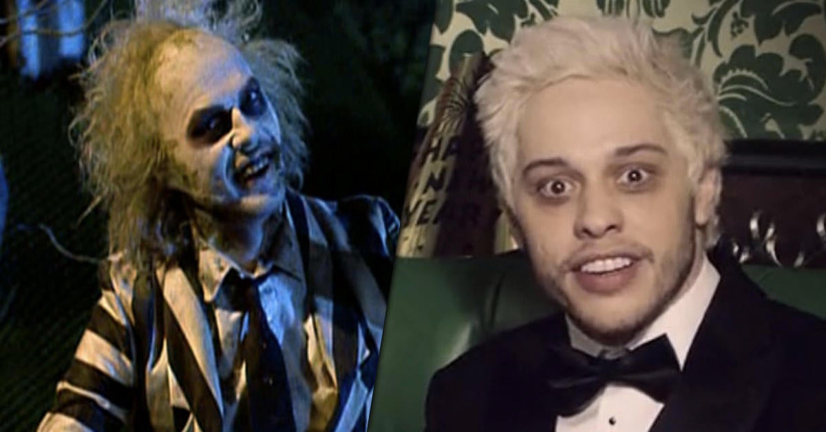 Pete Davidson's New Years Look Draws Comparisons To Beetlejuice