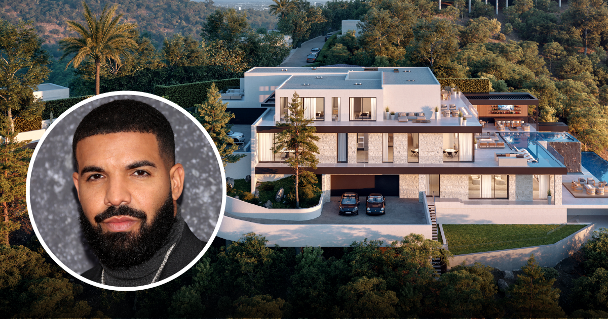 Peek Inside Drake's Lavish 18,000-Square Foot Beverly Hills Mansion ...