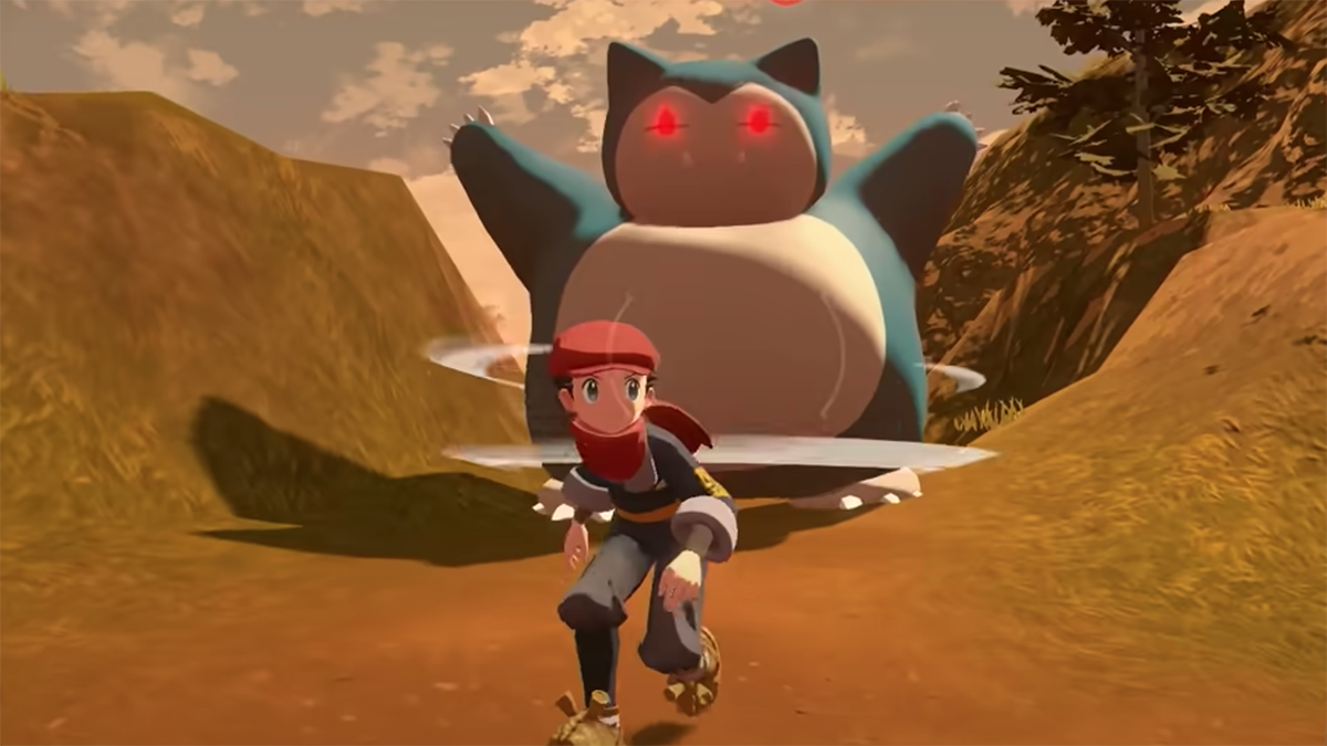 Pokemon Legends: Arceus Trailer Shows Snorlax Trying to Kill a Human