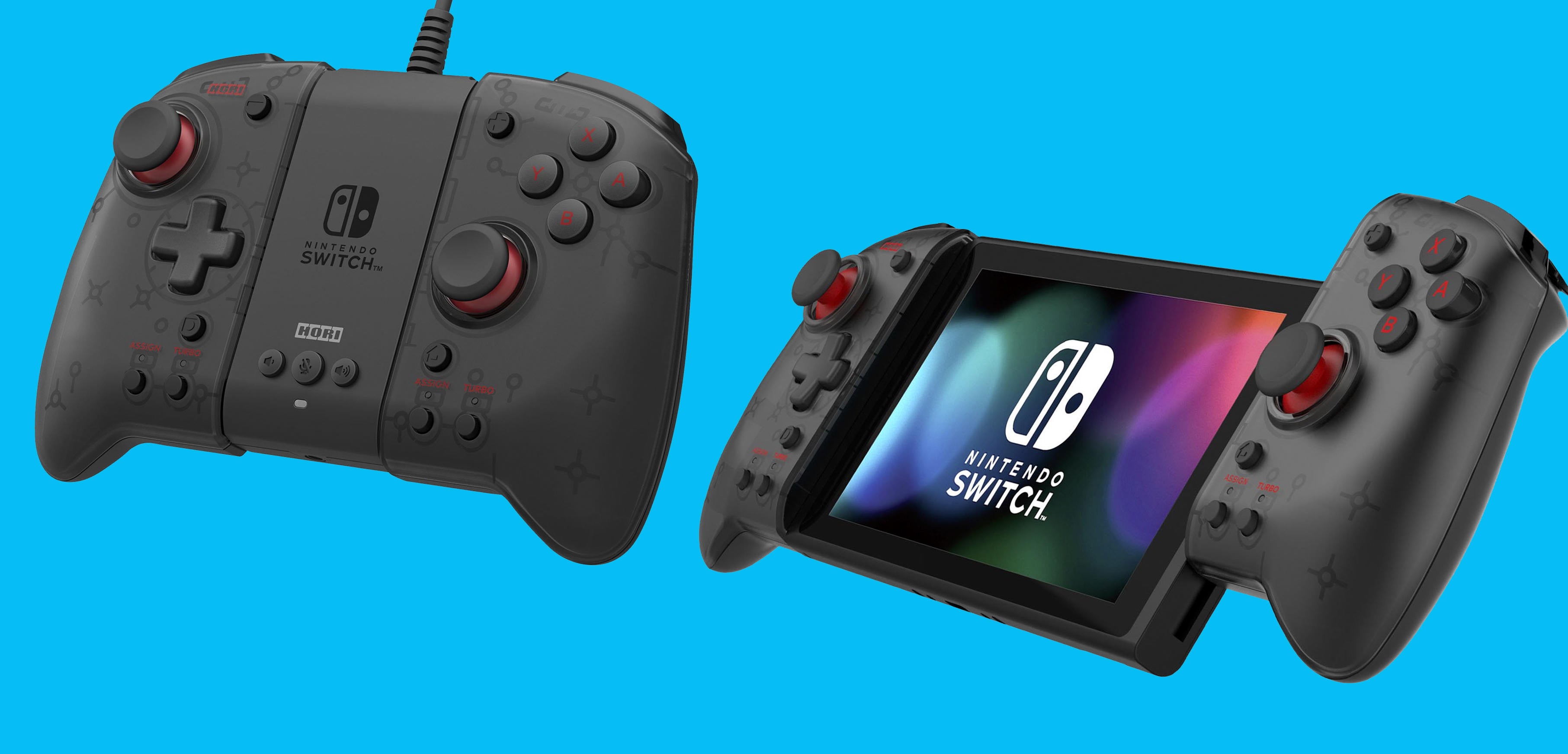 HORI Nintendo Switch Split Pad Pro Handheld and TV Mode Dual