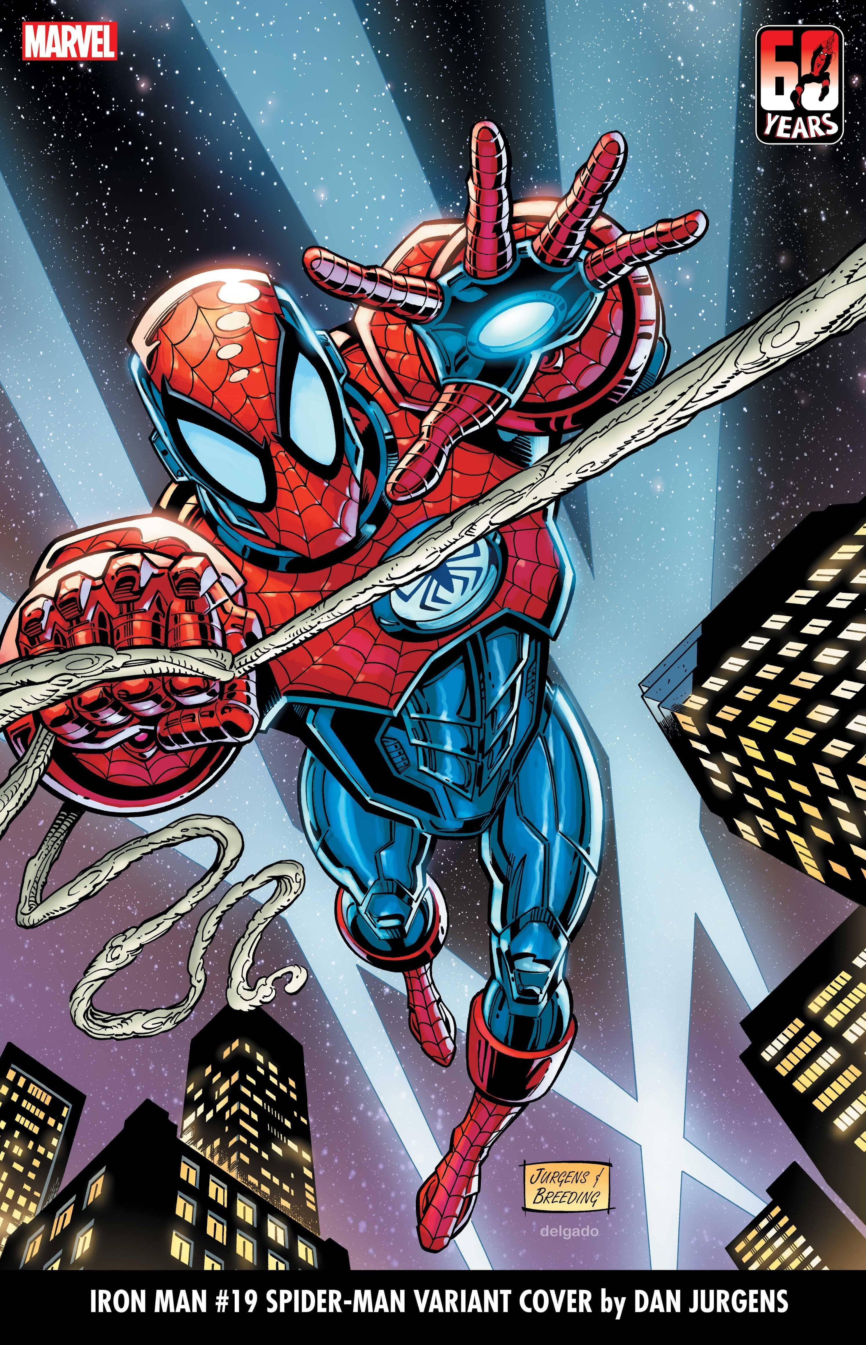SpiderMan 60th Anniversary Variant Covers Put Other Marvel Heroes in