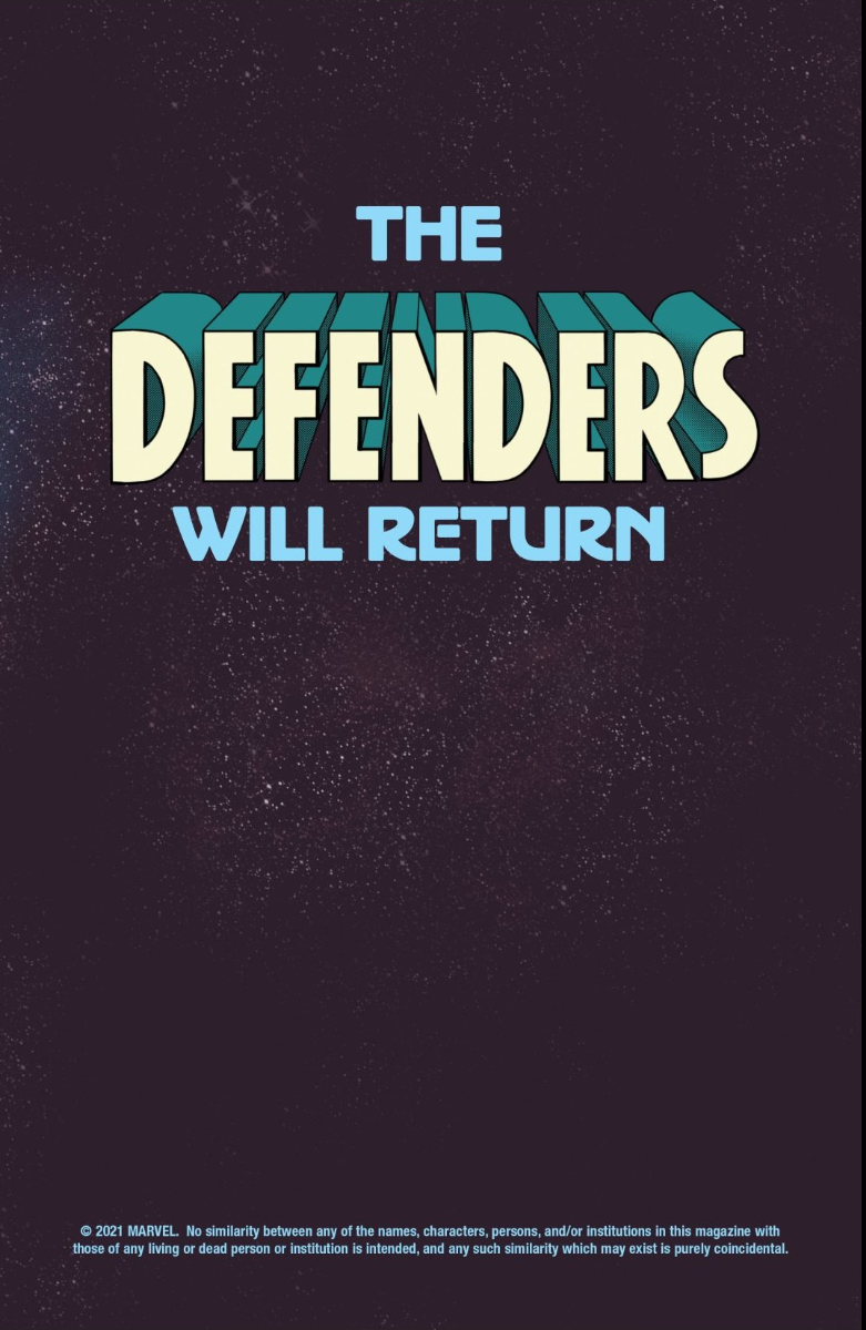 Marvel announces that the defenders are returning