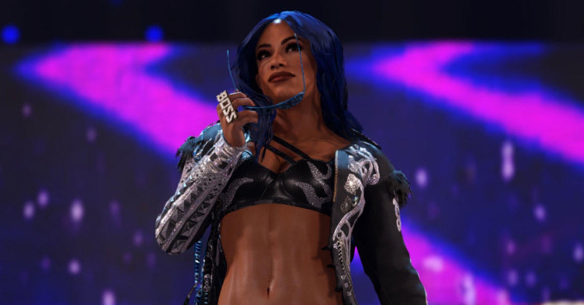 WWE 2K22’s New Images Reveal Sasha Banks, The Rock, Becky Lynch, and More