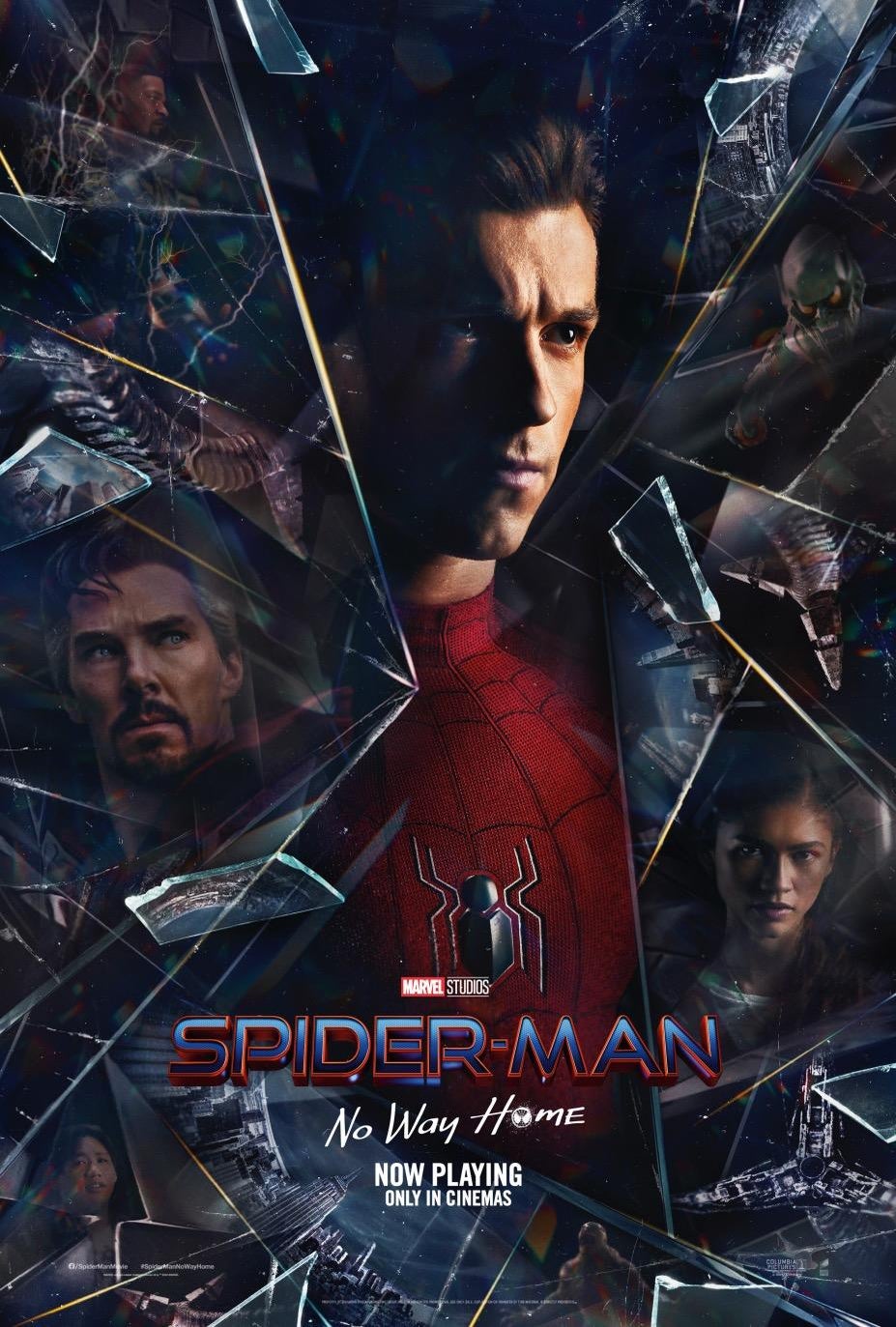 Newest SpiderMan No Way Home Poster Shatters the Marvel Multiverse